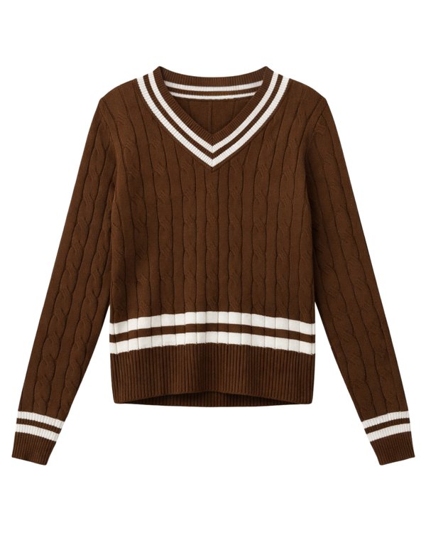 Sweater Trenzado Varsity