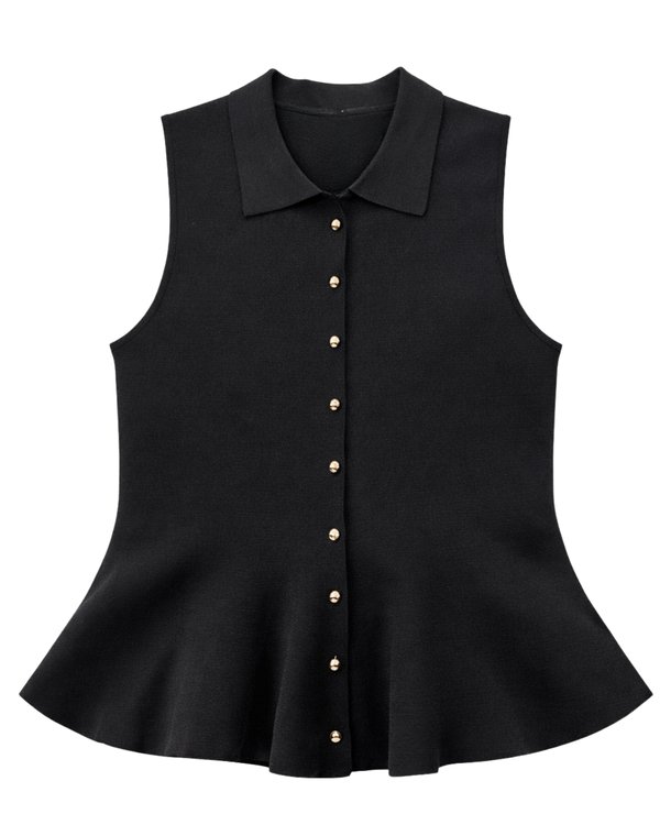 Blusa Peplum Black 