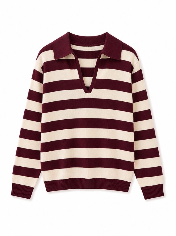 Sweater Rugby Burgundy