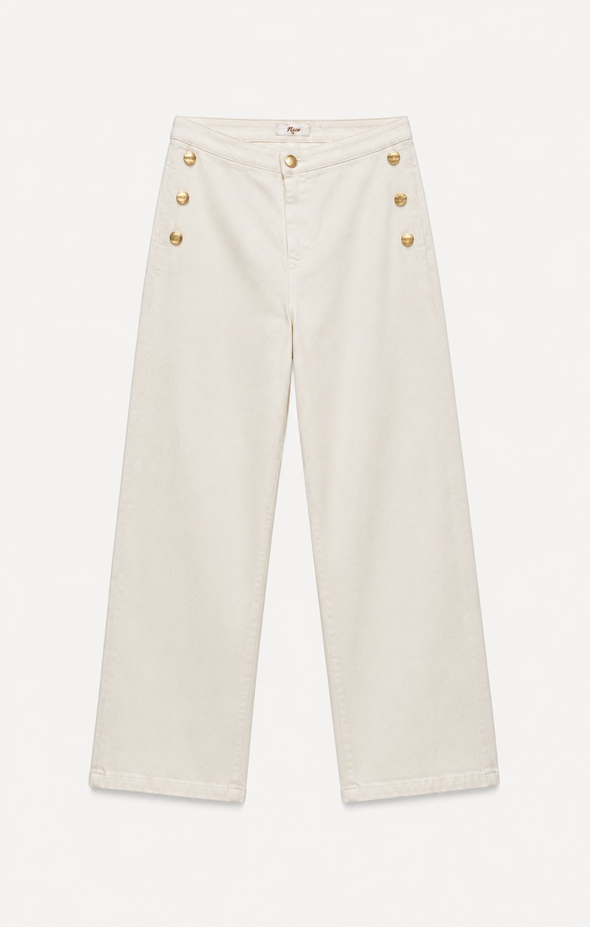 Jeans Nautic Ivory Wide Leg - 3