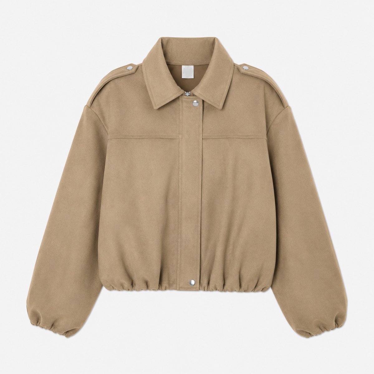 Chaqueta Bomber beige  - 4