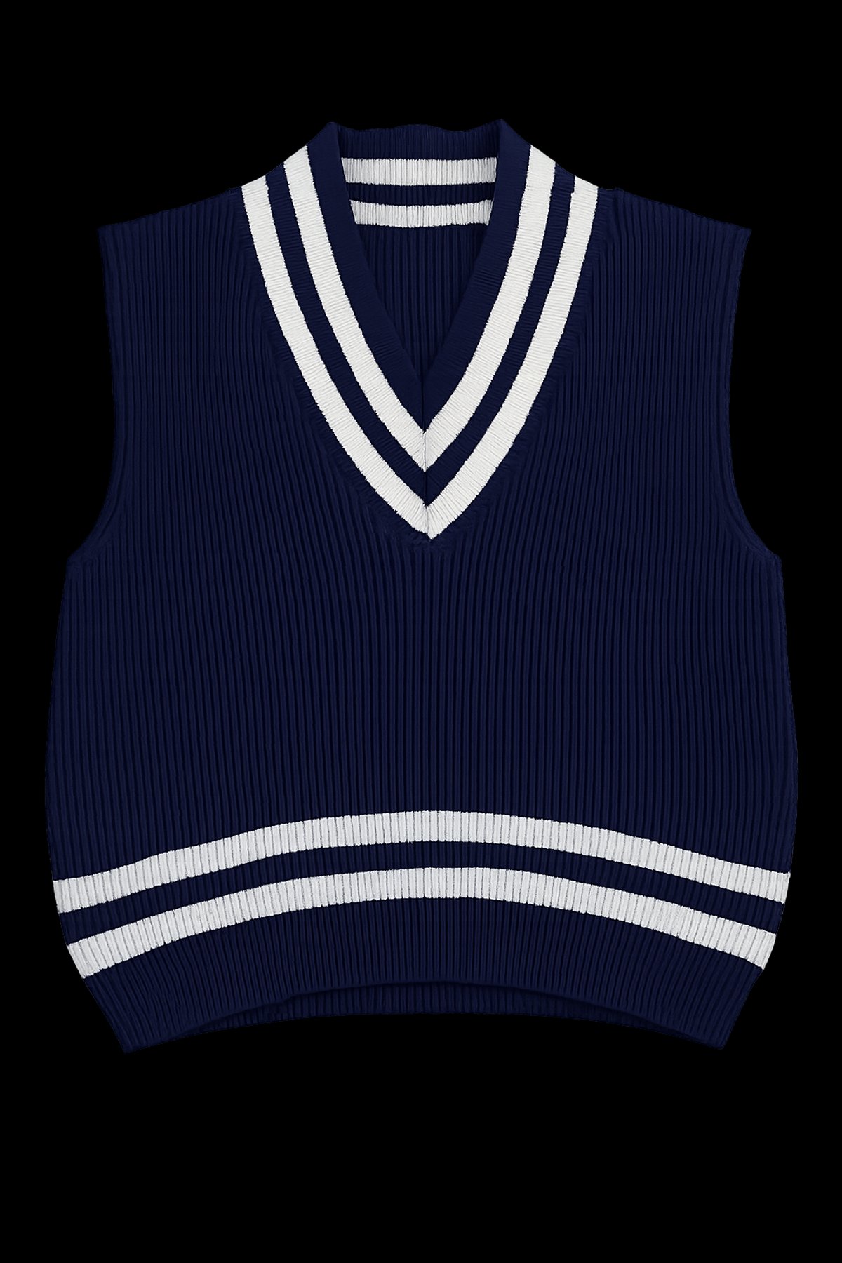     Chaleco de Punto Preppy - 2