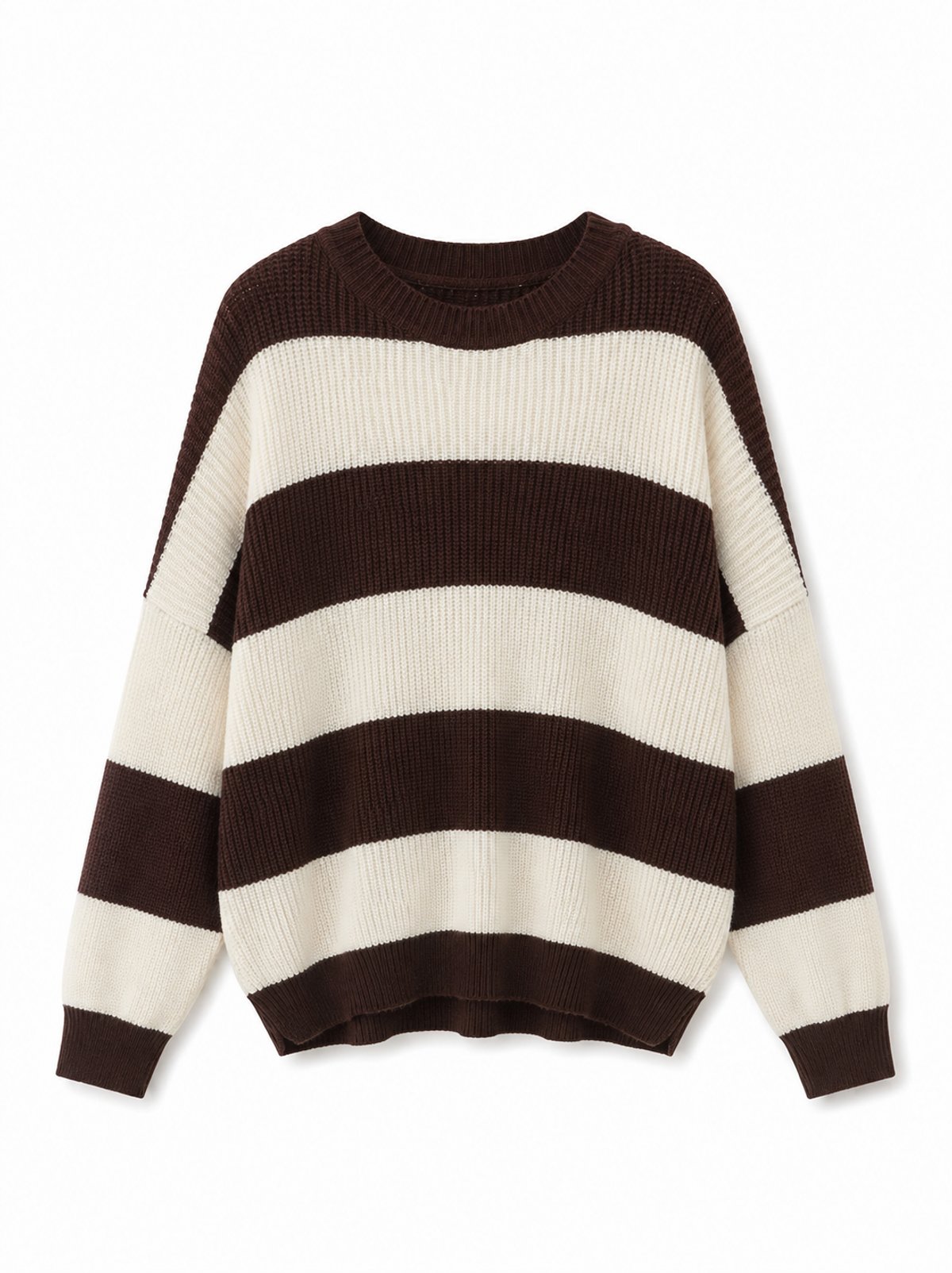 Sweater rayado oversize  - 2