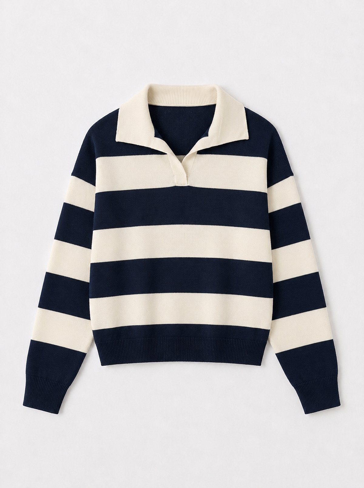 Sweater Rugby Navy & Crudo - 2