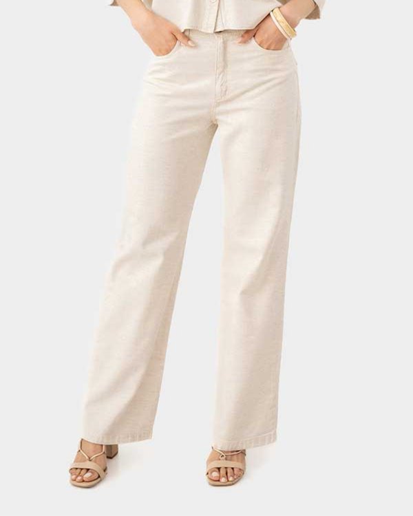 Ivory Straight Jeans
