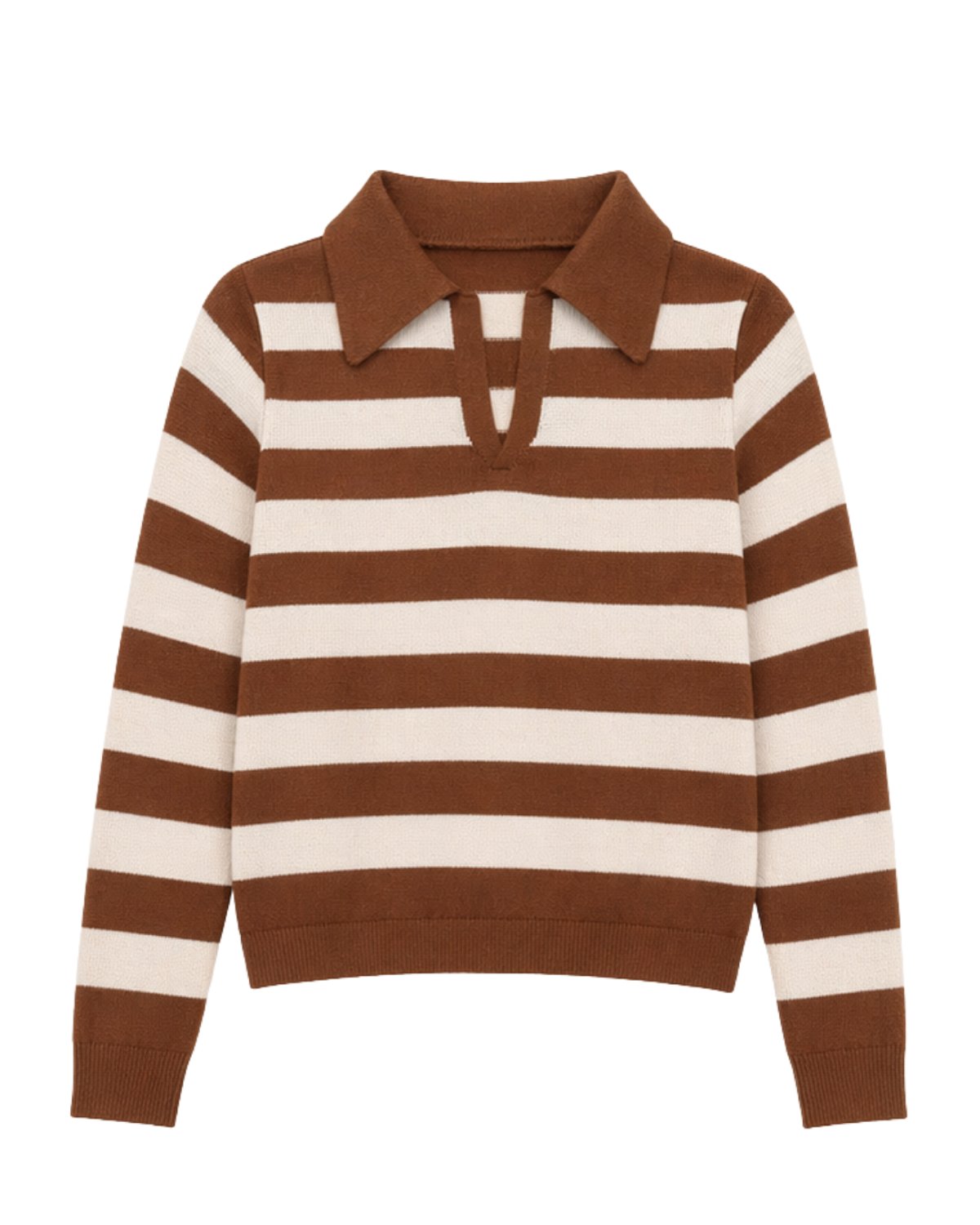 Sweater polo chocolate cream - 2