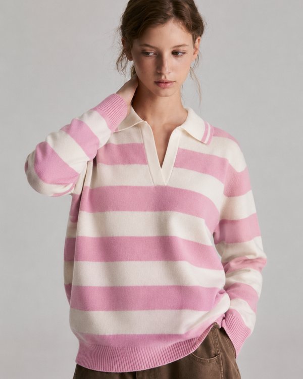 Knit Polo candy 