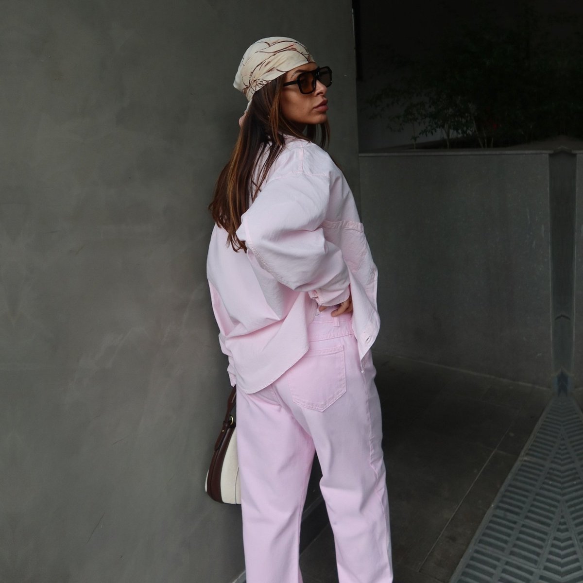 Pink Wide Leg Jeans - 3