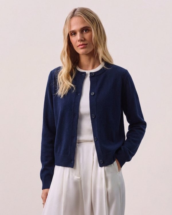 Cardigan Essential Navy