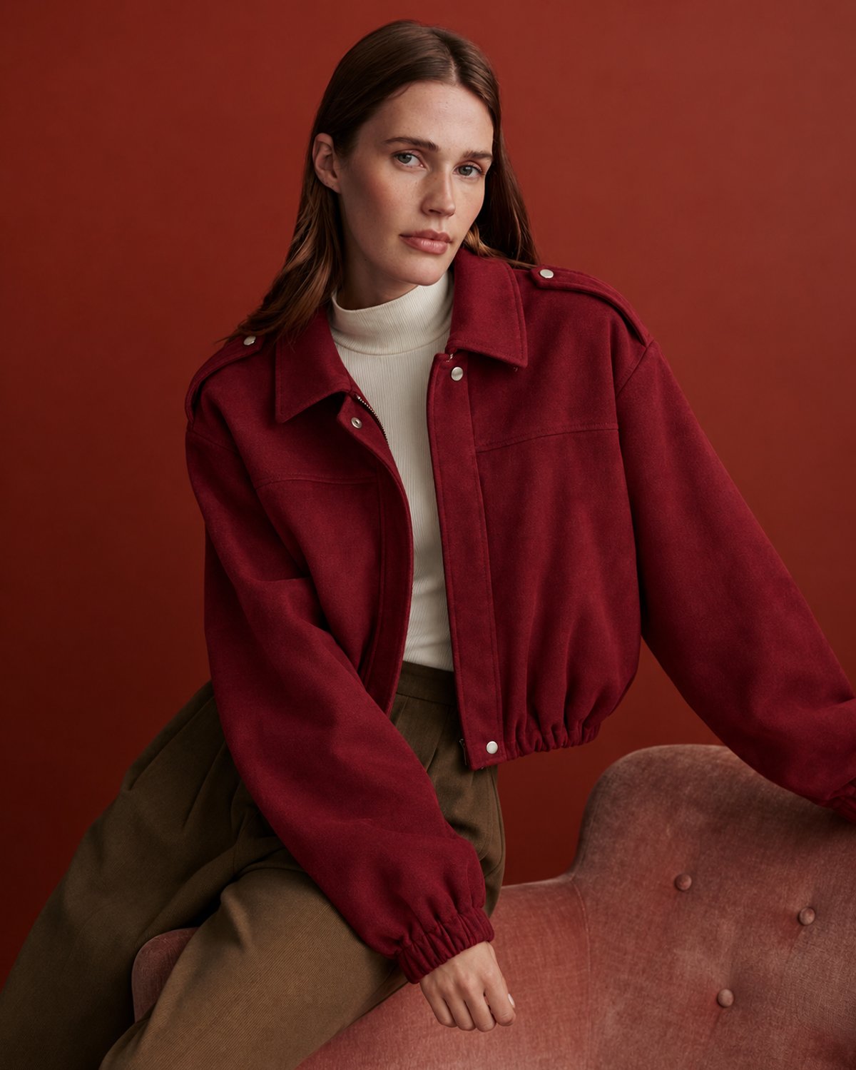 Campera Bomber Oslo Bordeaux
