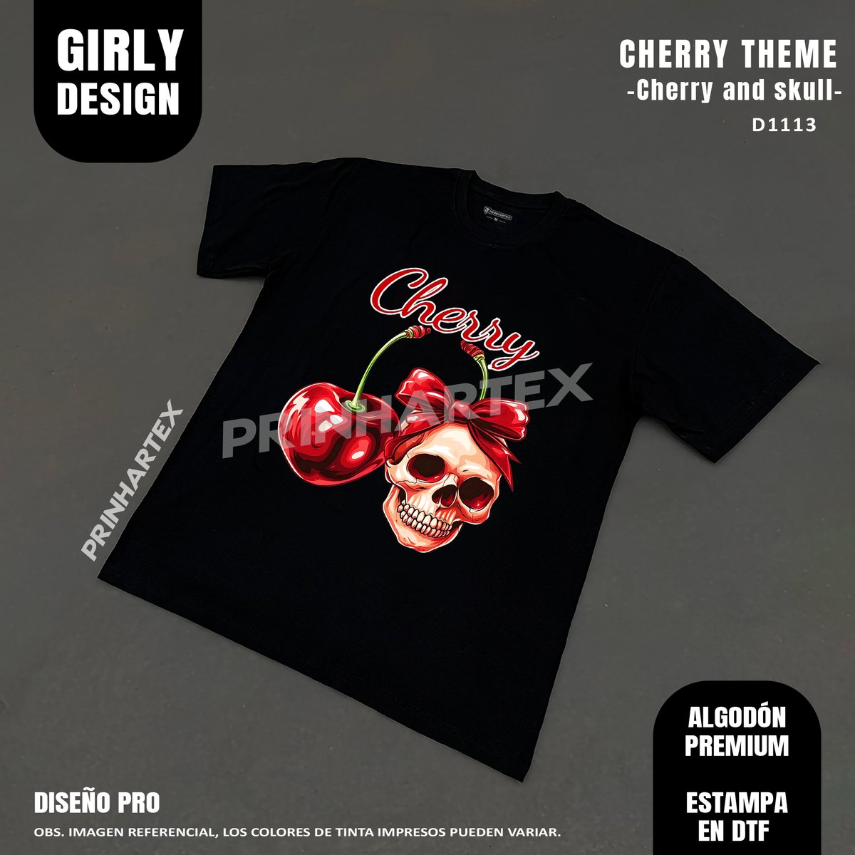 Cherry And Skull-D1113