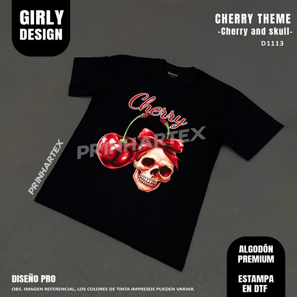 Cherry And Skull-D1113