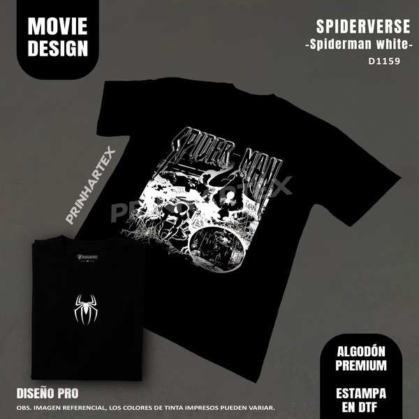 Spiderman White-D1159