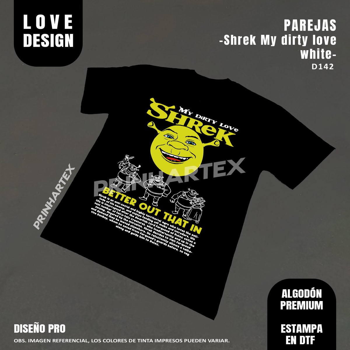 Shrek My Dirty Love White-D142