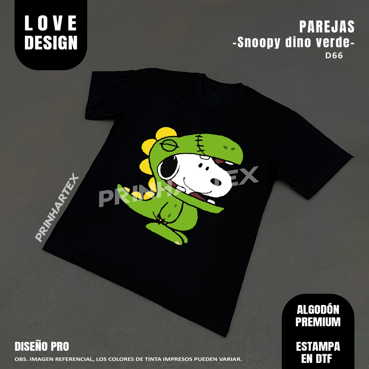 Snoopy Dino Verde