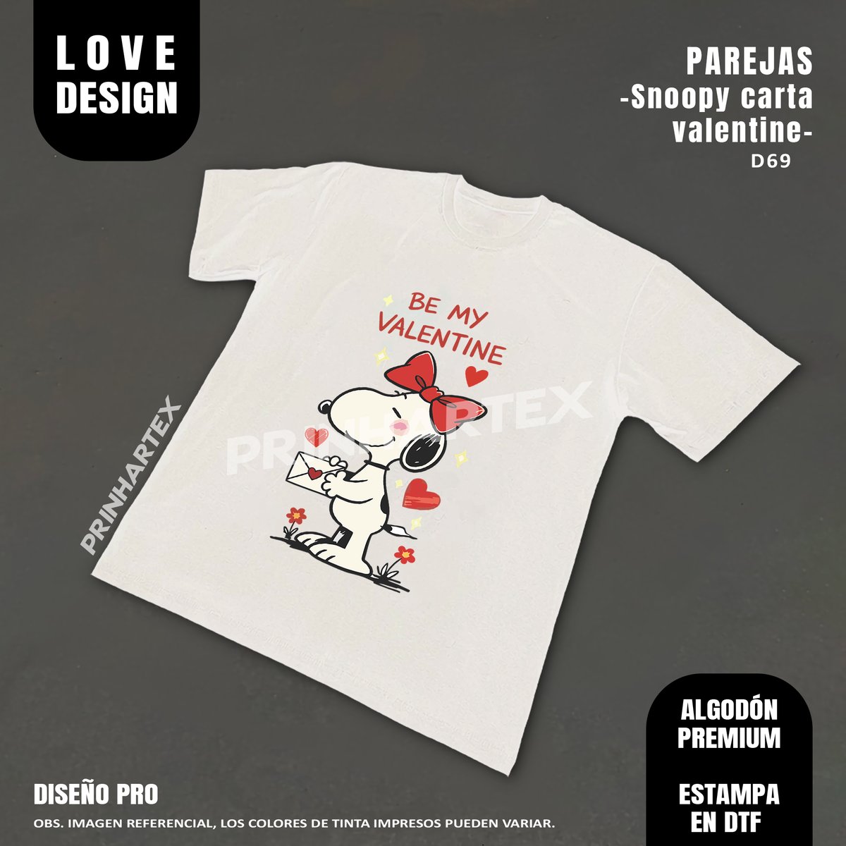 Snoopy Carta Valentine