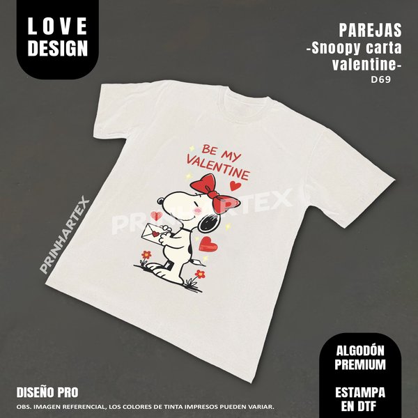 Snoopy Carta Valentine