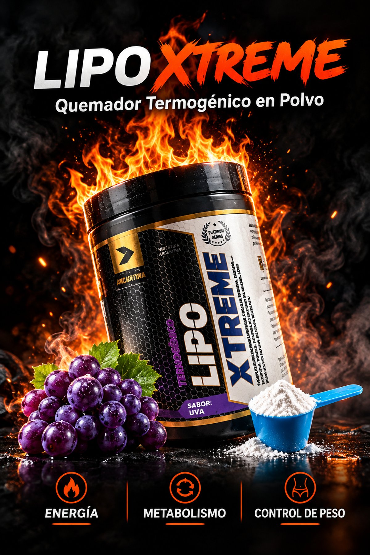 Lipo Xtreme en Polvo de Body Advance  - 2