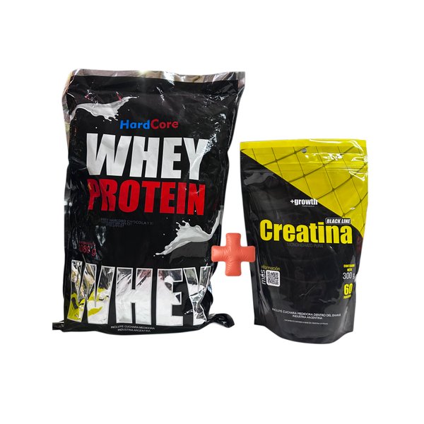 Whey Hardcore + Creatina Growth
