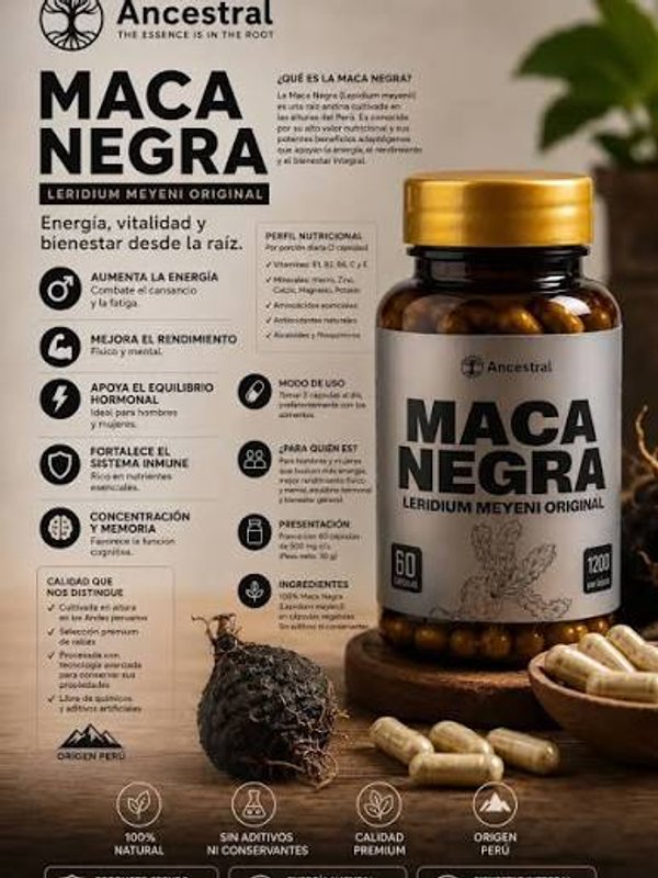 MACA Negra 1200mg