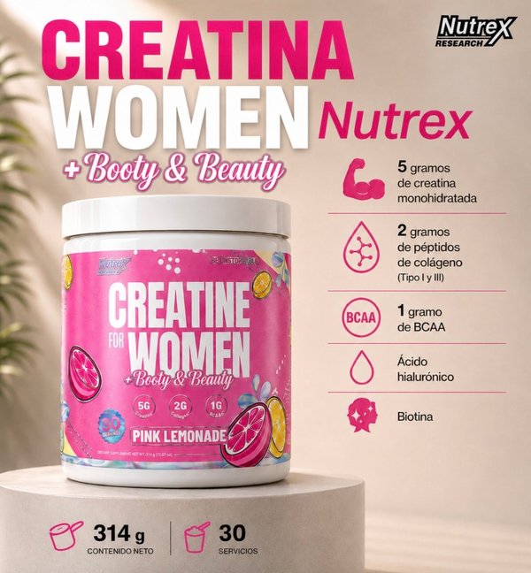 Womens Creatine con Colágeno 