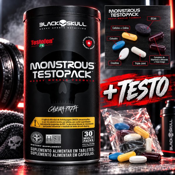 Monstrous Testo Pack de Black