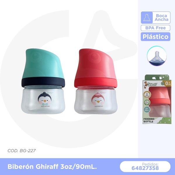 BIBERON GHIRAFF 3 oz/90 mL COD. BG-227