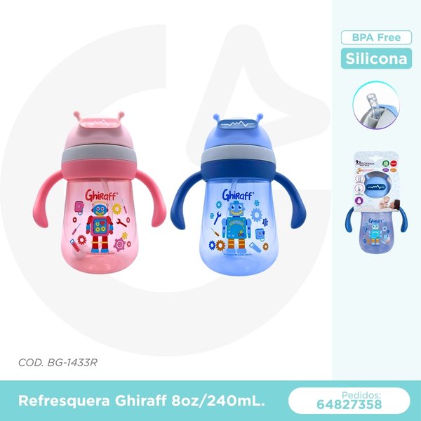 REFRESQUERA GHIRAFF 8oz/240mL. COD. BG-1433R