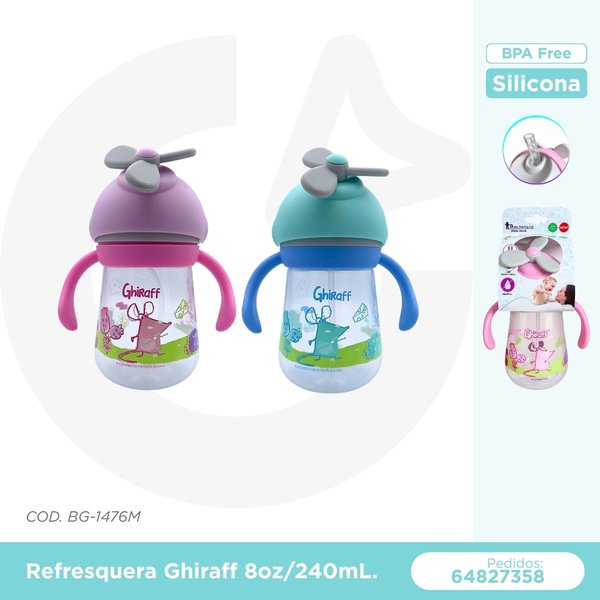 REFRESQUERA GHIRAFF 8oz/240mL. COD. BG-1476M