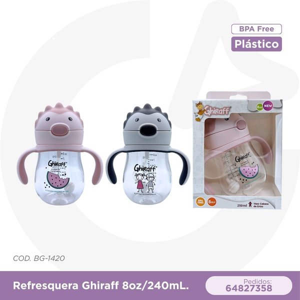 REFRESQUERA GHIRAFF 8oz/240mL. COD. BG-1420
