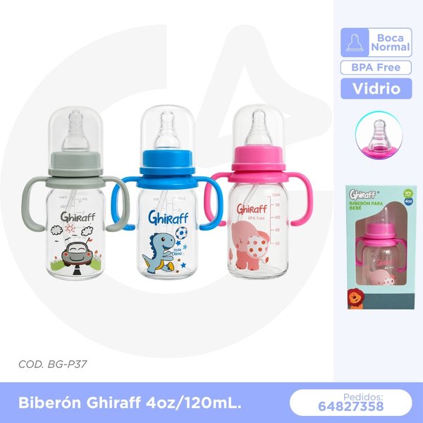 BIBERON GHIRAFF 4 oz/120 mL COD. BG-P37
