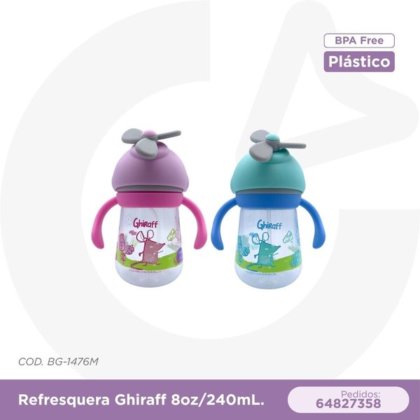 REFRESQUERA GHIRAFF 8oz/240mL. COD. BG-1476M