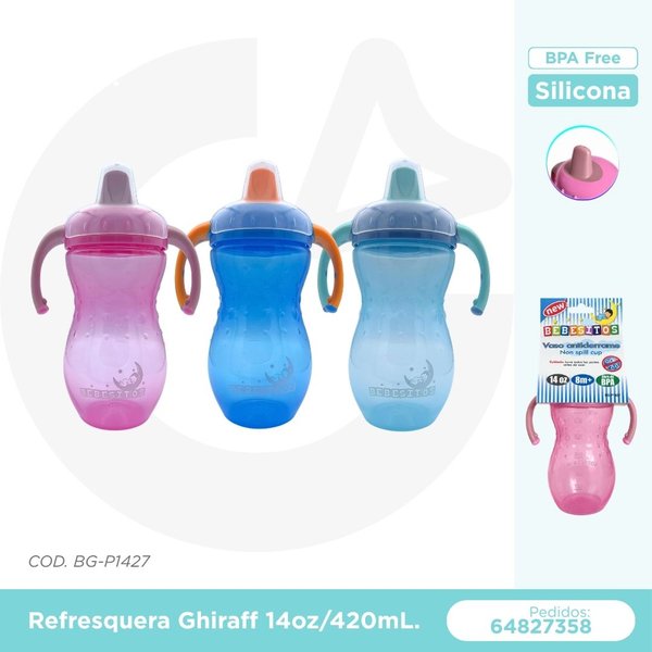 REFRESQUERA GHIRAFF 14oz/420mL. COD. BG-P1427