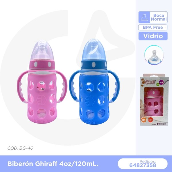 BIBERON GHIRAFF 4 oz/120 mL  COD. BG-40