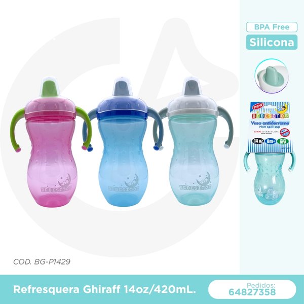 REFRESQUERA GHIRAFF 14oz/420mL. COD. BG-P1429