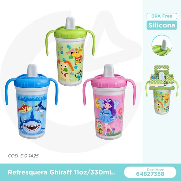 REFRESQUERA GHIRAFF 11oz/330mL. COD. BG-1425