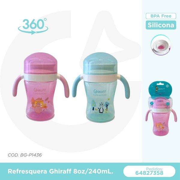 REFRESQUERA GHIRAFF 8oz/240mL. COD. BG-P1436
