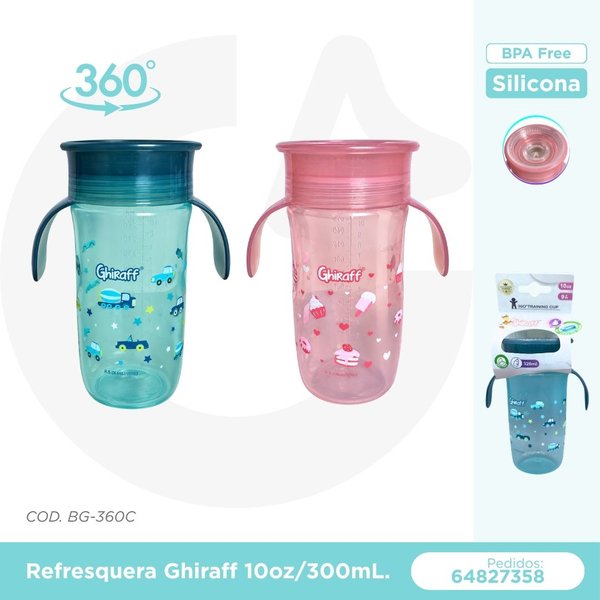 REFRESQUERA GHIRAFF 10oz/300mL. COD. BG-360C