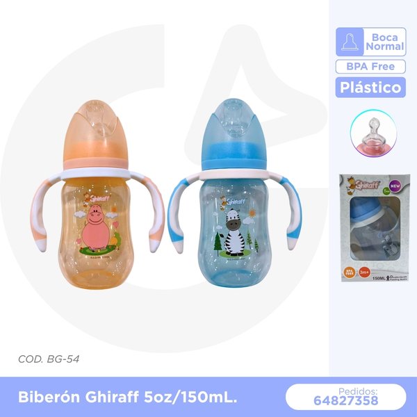 BIBERON GHIRAFF 5oz/150 mL COD. BG-54