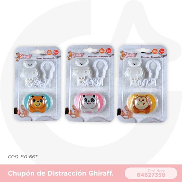 CHUPÓN DE DISTRACCIÓN GHIRAFF COD. BG-66T