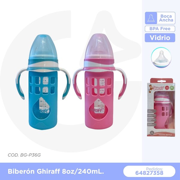 BIBERON GHIRAFF 8 oz/240 mL  COD. BG-P36G