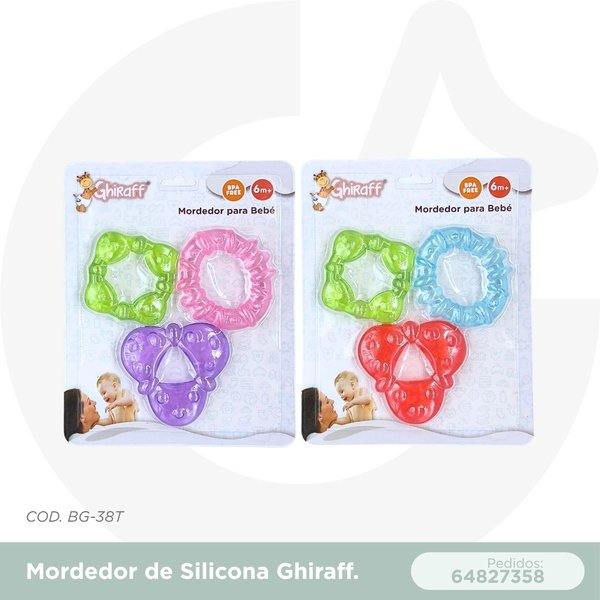 MORDEDOR DE SILICONA GHIRAFF COD. BG-38T