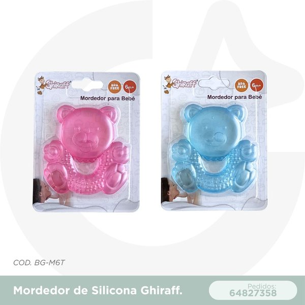 MORDEDOR DE SILICONA GHIRAFF COD. BG-M6T
