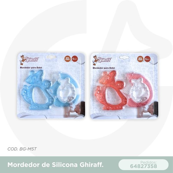 MORDEDOR DE SILICONA GHIRAFF COD. BG-M5T