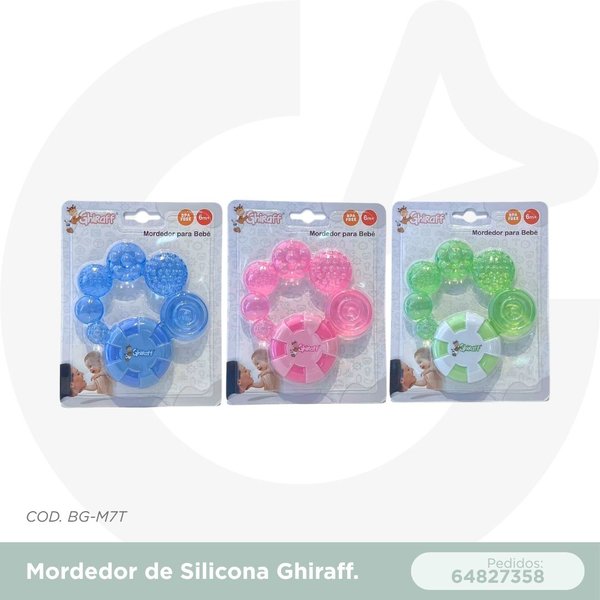 MORDEDOR DE SILICONA GHIRAFF COD. BG-M7T