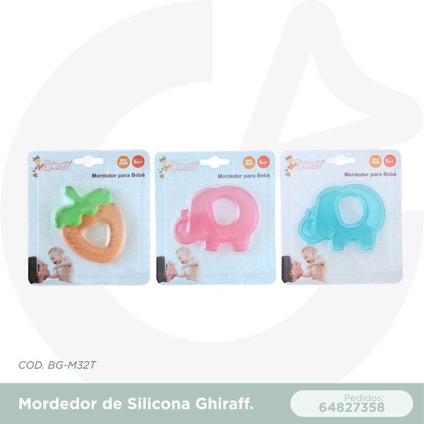 MORDEDOR DE SILICONA GHIRAFF COD. BG-M32T