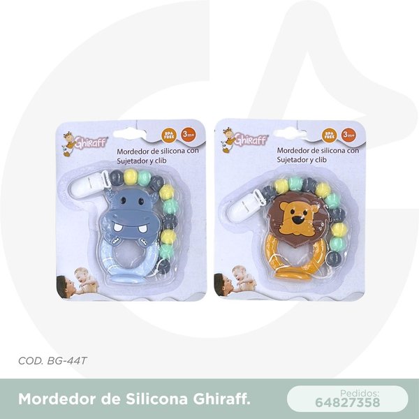 MORDEDOR DE SILICONA GHIRAFF COD. BG-44T