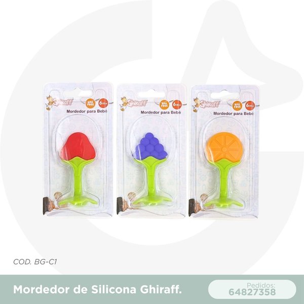 MORDEDOR DE SILICONA GHIRAFF COD. BG-C1