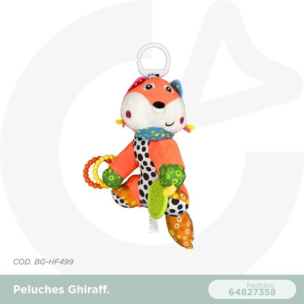 PELUCHE ZORRO GHIRAFF COD. BG-HF499