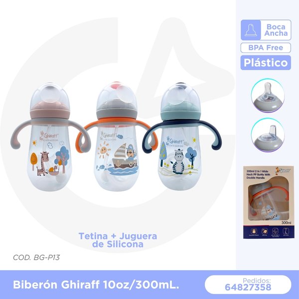 BIBERON GHIRAFF 10 oz/300 mL COD. BG-P13